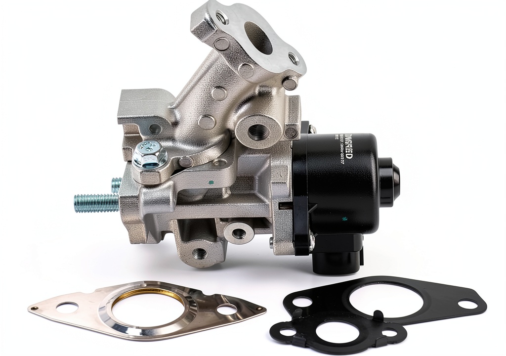 DICMIC EGR valve gasket kit installed in a Toyota Prius engine
