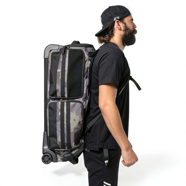 HK Army Expand Roller Gearbag 75L Soft Shell with Adjustable Straps,-4