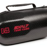 Exalt Paintball Carbon Tank Case Black Red Rigid Water Resistant-0