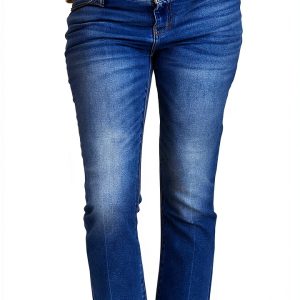 HATCH Crop Maternity Denim Jeans, Low Rise, Slight Flared Crop Hem, Under The Belly Design for Pregnancy & Beyond, 26" Inseam-0